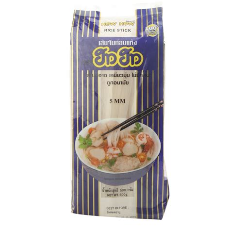 How How Noodles - Rice Sticks 5Mm, 500 Grams Pack, Vegetarian : Amazon ...