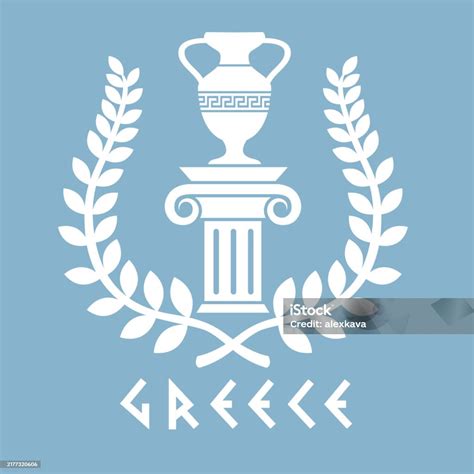 Ancient Greek Symbol Stock Illustration - Download Image Now - Amphora ...
