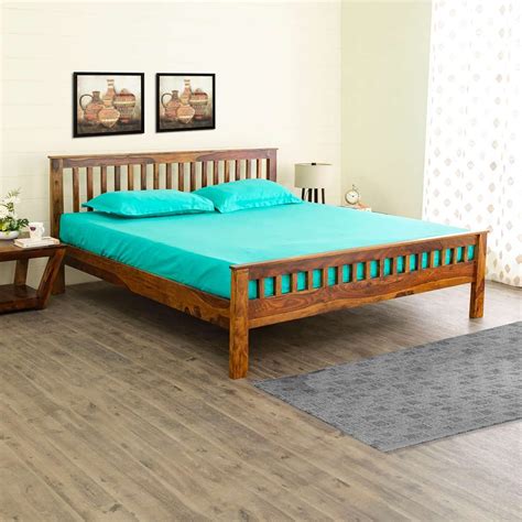 FINE Fitting Rosewood Wood Stylish Solid King Size Bed for Home ...