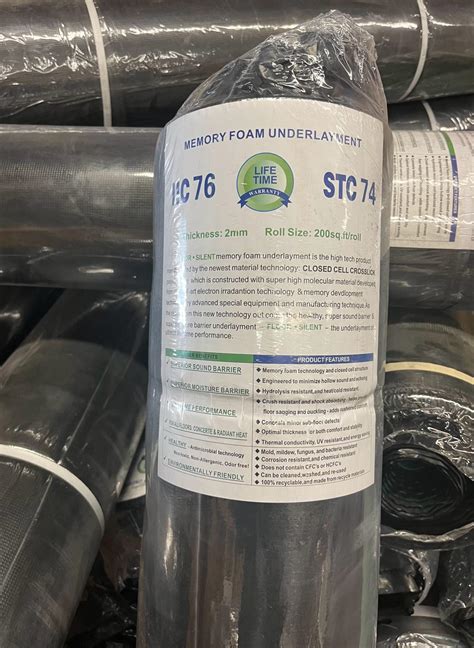 Underlay - Memory Foam Vinyl Underlayment - D & R Flooring