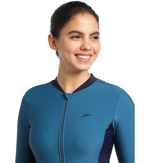 Buy Speedo Two Piece Full Body Suit Darkteal-Truenavy Swimwear Online ...