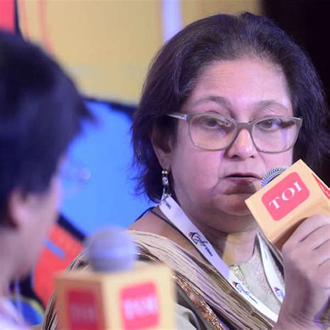 Namita Gokhale (R) speaks on her new novel ,'Things to leave behind ...