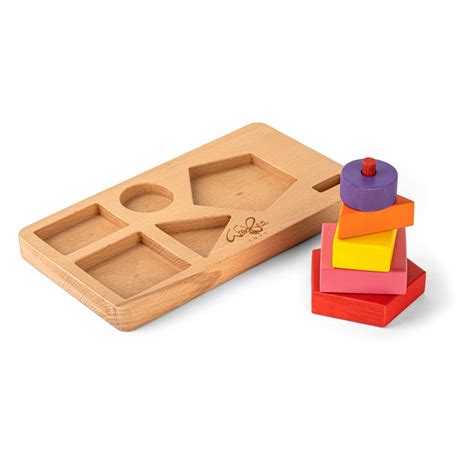 Buy Wooden Stacking and Sorting Toy | Woodbee Toys – WoodBee Toys