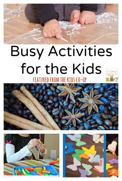 Busy Activities for Kids 的图像结果