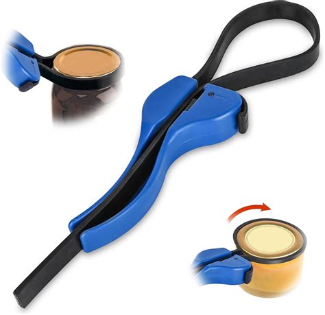 Jar Opener Bottle Opener For Weak Hands, Multi-function Non Slip Rubber ...