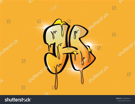 The Letter H In Graffiti