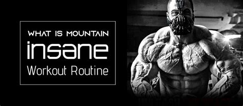 What Is Mountain INSANE Workout Routine - CrazyBulk.in