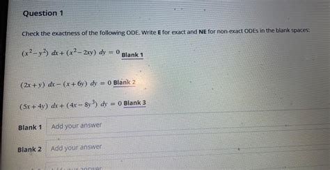 Exact Ode Example 的图像结果