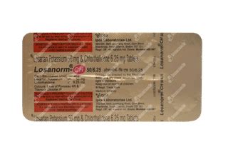 Losanorm Ch 50625 Mg Tablet 10 - Uses, Side Effects, Dosage, Price ...
