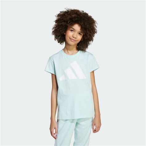 Kids Clothing - Essentials Tee Kids - Turquoise | adidas Bahrain