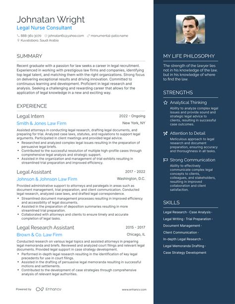 3 Successful Legal Nurse Consultant Resume Examples And Writing Tips ...