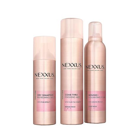 Nexxus Volumizing Foam Hair Mousse Volume Volumizing Mousse Hair Styling Mousse 10.6 oz 10.6 ...