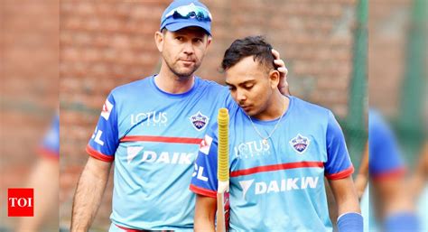 Prithvi Shaw: IPL 2021: Delhi Capitals head coach Ricky Ponting reveals ...