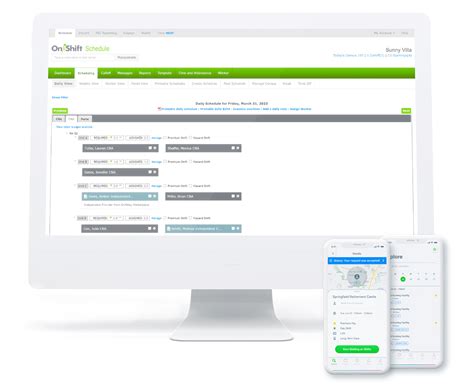 Image result for Onshift Schedule