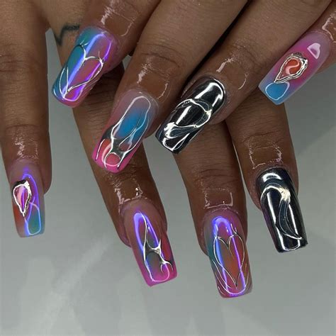 30 Trendy Airbrush Nails to Inspire You