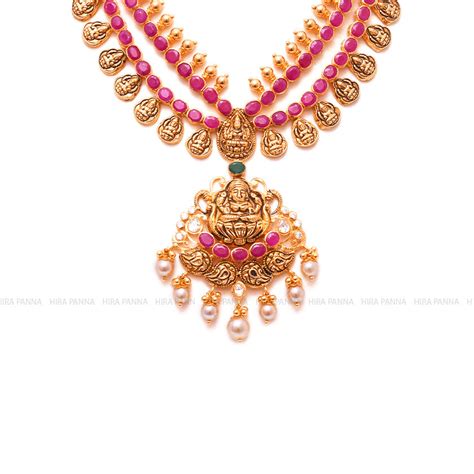 Antique Ruby Pachi Step Neckwear – Hirapanna Jewellers