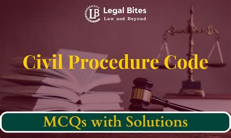 Code of Civil Procedure MCQs for Law Aspirants: Solved High-Quality ...