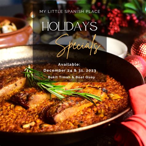 Holidays Specials! - My Little Spanish Place