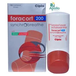 Foracort 200 Synchrobreathe Inhaler | Uses, Side Effects, Price ...