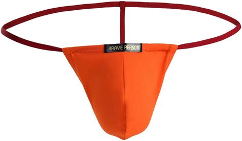 Buy Swbreety Men's Low Rise G-String Sexy T-String Back Thong Underwear ...
