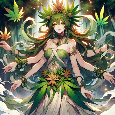 Mary Jane the Marijuana Goddess by FutureRender on DeviantArt