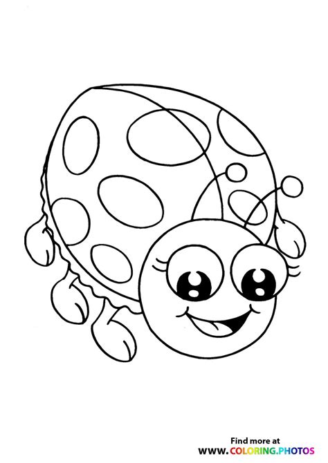 Ladybug Page Letter L Coloring Pages