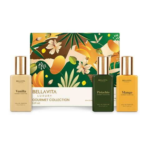 Amazon.com : BELLAVITA Luxury Gourmand Perfume Gift Set for Men & Women | Treat Inspired Fruity ...