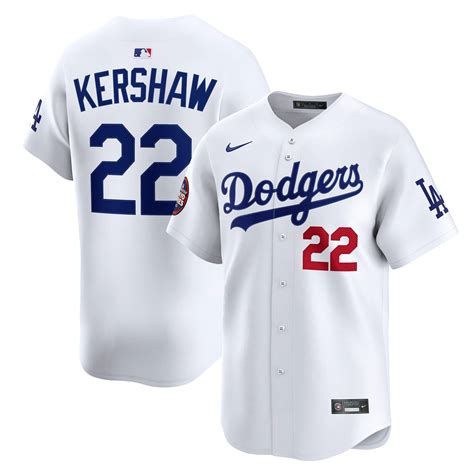 Men’s Los Angeles Dodgers Clayton Kershaw Nike White 2025 MLB World ...