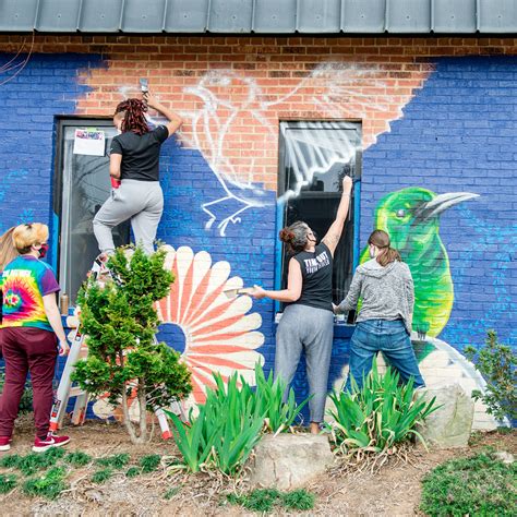 Where Are We In CLT? Bree Stallings Mural at Time Out Youth - Charlotte ...