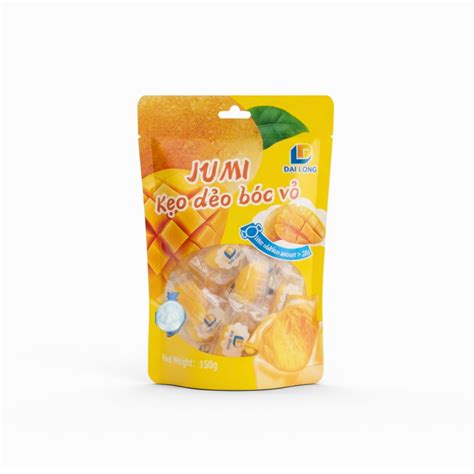 株式会社BABA BAZAAR / Peel Mango Jelly Candy_ JUMI Kẹo dẻo bóc vỏ (150g)