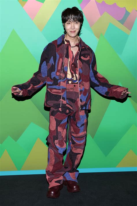 J-Hope does elevated camouflage at the Louis Vuitton men’s show | Vogue ...