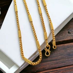 RV jewels High Quality Indian Polished “20” Inches GoldChain for Men ...