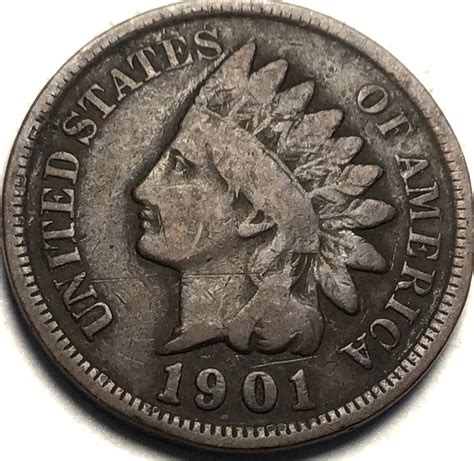 1901 Indian Head Pennies Values And Prices Past Sales 10 Most Valuable