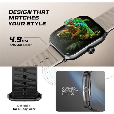 Buy Online Fastrack MYND - 4.9 cm AMOLED Display, AI Watchface, BT ...
