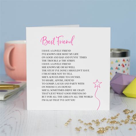 Best Friend Birthday Cards