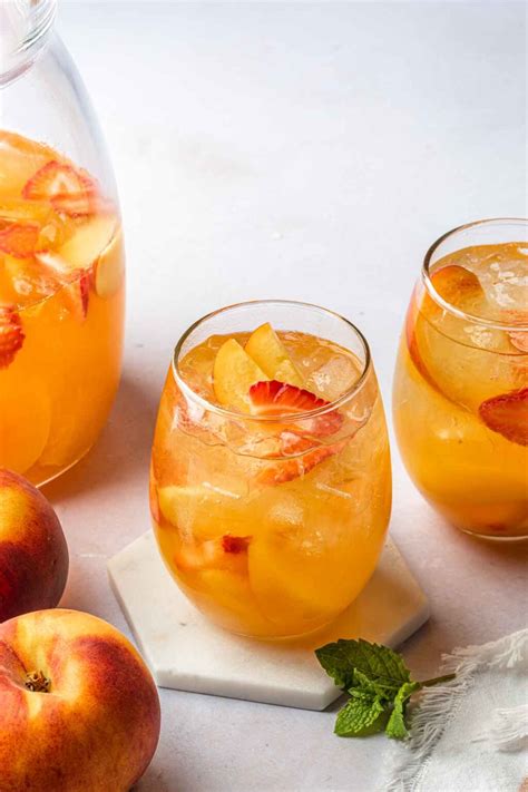 White Peach Sangria - Another Cocktail Blog