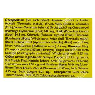 Baidyanath Liverol Strong Tablet 50 - Uses, Side Effects, Dosage, Price ...