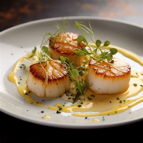 Pan seared scallops with lemon beurre blanc and fennel salad recipe ...