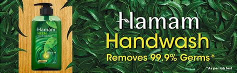 Hamam Neem Tulsi & Aloe Vera Handwash 190 ml | 100 % Pure Neem Oil ...