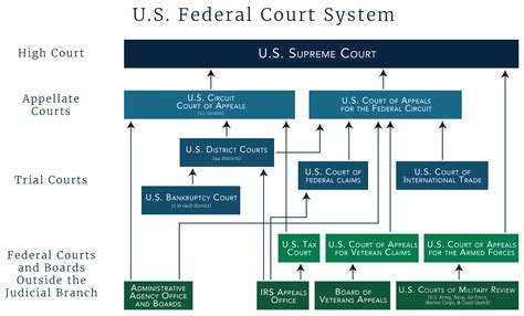 Federal Court System Structure Chart 的图像结果