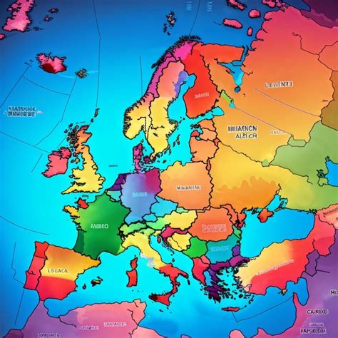 European Continent Map 的图像结果