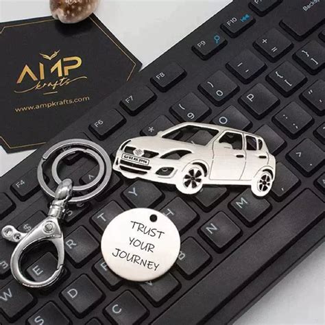 Maruti Suzuki Swift ZXI Personalized Keychain | Stylish Car Gift ...