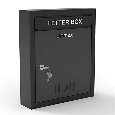 Plantex Metal Wall Mount A4 Letter Box - Mail Box / Outdoor Mailboxes ...