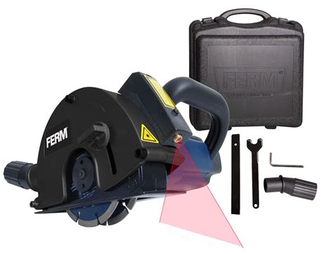 FERM WSM1009 Wall Slotter - Wall Chaser - 1700W - With 2 Diamond Discs ...
