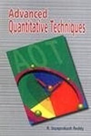 Buy Advanced Quantitative Techniques Book Online at Low Prices in India ...