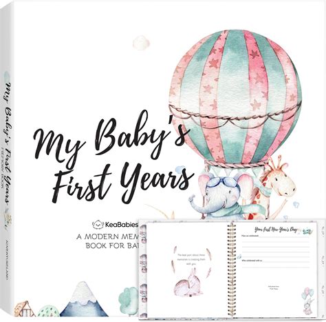 Baby Milestone Book - Memory Book - Baby Gift - First Year Milestone ...