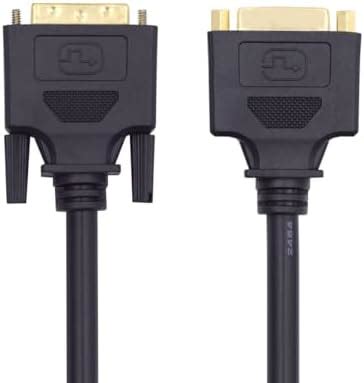 xiwai DVI 24+1 Male to Female Extension Cable 1.64FT/50cm, DVI-D Dual ...