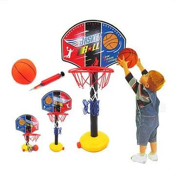 Children outdoor toy basketball sport set adjustable basketball stands ...
