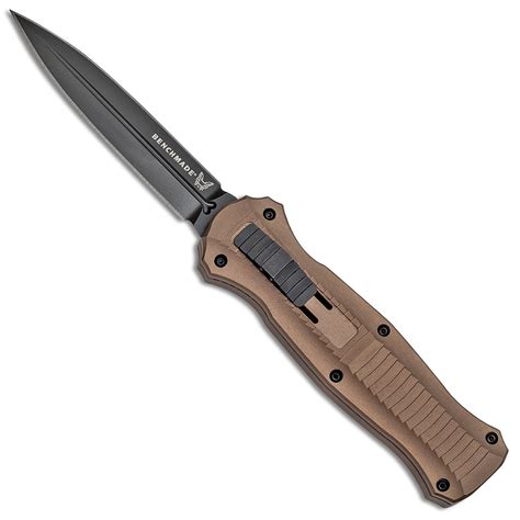 Benchmade Infidel OTF Auto D/E Burnt Bronze Handle DLC S30V Blade ...