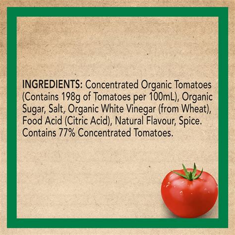 Heinz Organic Ketchup Ingredients at Nancy Guzman blog